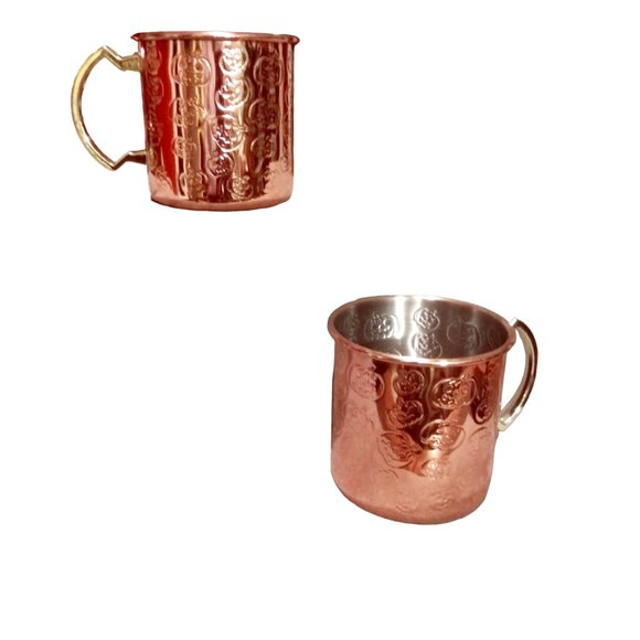 Moscow Mule Mugs with Stainless Steel lining, 16 Ounce Mug, Copper Cup Drinkware - Picture 12 of 15